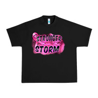 Black Stronger than the storm Urban Heavy Tee - FaDigitalArtStudio