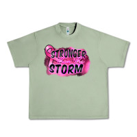 Oil Green Stronger than the storm Urban Heavy Tee - FaDigitalArtStudio