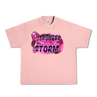 Salmon Stronger than the storm Urban Heavy Tee - FaDigitalArtStudio
