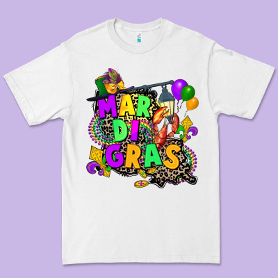 Louisiana Map Mardi Gras Premium Tee Designed By Cowgirlartshop