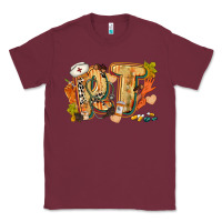 Burgundy fall rt Classic Tee - CowGirlArtShop