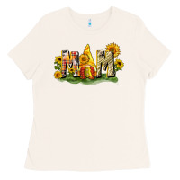 Bone Mom gnome sunflower Ladies Tee - CowGirlArtShop