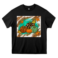 Black happy fall Heavy Core Tee - TumblerDesignByShophia
