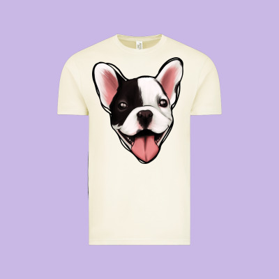 French Bulldog Vintage Tee Designed By Jasminsmagicworld