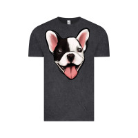 Vintage Black French Bulldog Vintage Tee - Jasminsmagicworld