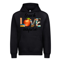 Black teach love inspıre Urban Hoodie - JahusDesignShop