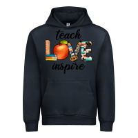 Navy teach love inspıre Urban Hoodie - JahusDesignShop