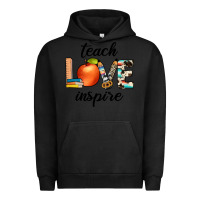 Pigment Black teach love inspıre Urban Hoodie - JahusDesignShop