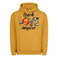 Pigment Peanut Butter teach love inspıre Urban Hoodie - JahusDesignShop