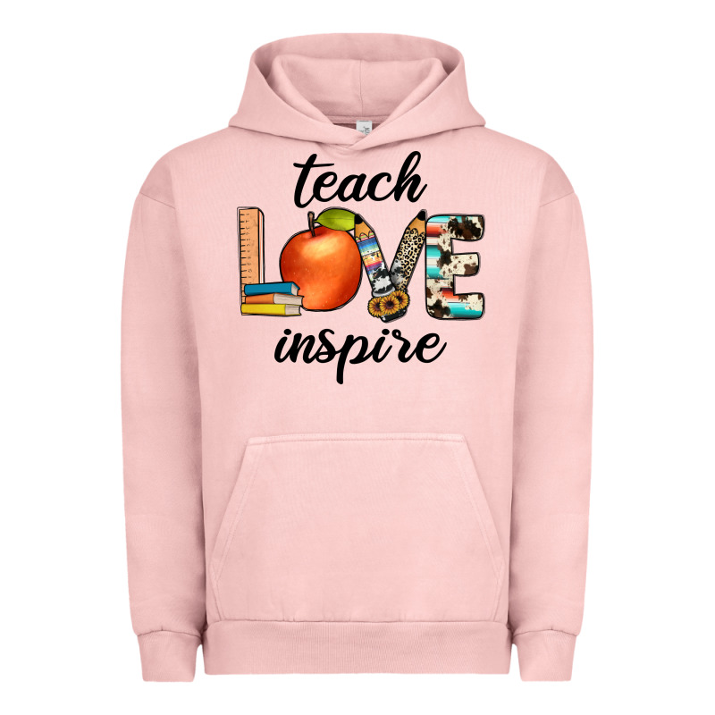 Teach Love Inspıre Urban Hoodie by JahusDesignShop | Teevron