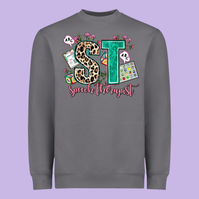 Speech Therapist Heavyweight Sweatshirt Designed By Adodesignshop