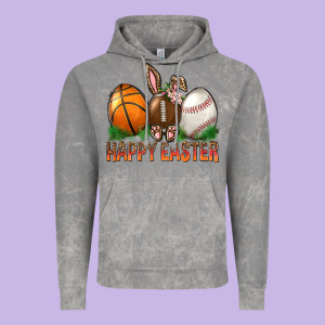 Happy Easter Sports Vintage Hoodie Designed By Bundleandbundleshop