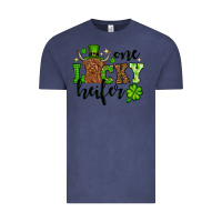 Vintage Denim St. Patrick's Day One lucky Heifer Vintage Tee - OliviaCreatesArt