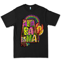 Black mardi gras alabama map Premium Tee - CowGirlArtShop