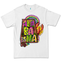 White mardi gras alabama map Premium Tee - CowGirlArtShop