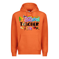 Carrot Preschool Teacher Life Premium Hoodie - LillyAllenDesigns
