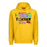 Lemon Preschool Teacher Life Premium Hoodie - LillyAllenDesigns