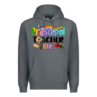 Rock Preschool Teacher Life Premium Hoodie - LillyAllenDesigns