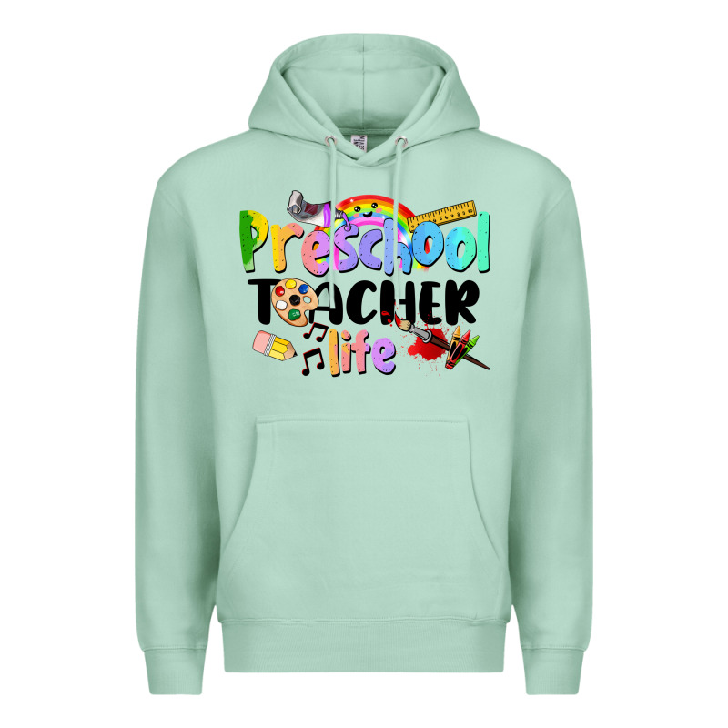 Preschool Teacher Life Premium Hoodie by LillyAllenDesigns | Teevron