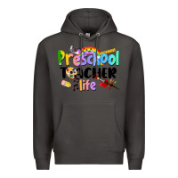 Smoke Preschool Teacher Life Premium Hoodie - LillyAllenDesigns