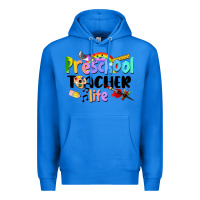 True Royal Preschool Teacher Life Premium Hoodie - LillyAllenDesigns