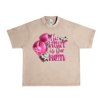 French Oak her fight is our fight Breast cancer awareness Urban Heavy Tee - FaDigitalArtStudio