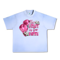 Grape Ice her fight is our fight Breast cancer awareness Urban Heavy Tee - FaDigitalArtStudio
