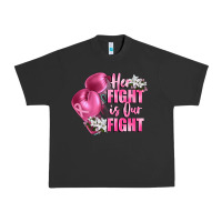 Pigment Black her fight is our fight Breast cancer awareness Urban Heavy Tee - FaDigitalArtStudio