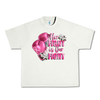 Pistachio her fight is our fight Breast cancer awareness Urban Heavy Tee - FaDigitalArtStudio