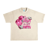 Sandshell her fight is our fight Breast cancer awareness Urban Heavy Tee - FaDigitalArtStudio