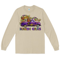 Mushroom mardi gras skull truck Long Sleeve Tee - FaDigitalArtStudio