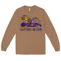 Toasted Coconut mardi gras skull truck Long Sleeve Tee - FaDigitalArtStudio