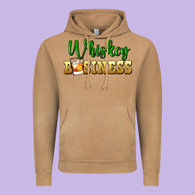 Whiskey Business Vintage Hoodie Designed By Fadigitalartstudio