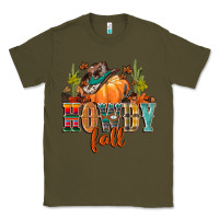 Army Green howdy fall Classic Tee - CowGirlArtShop