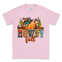 Bubblegum Pink howdy fall Classic Tee - CowGirlArtShop