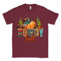 Burgundy howdy fall Classic Tee - CowGirlArtShop