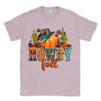Lilac howdy fall Classic Tee - CowGirlArtShop