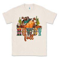 Natural howdy fall Classic Tee - CowGirlArtShop