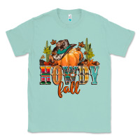 Seafoam howdy fall Classic Tee - CowGirlArtShop