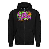 Black hocus pocus Zipper Hoodie - AdoDesignShop