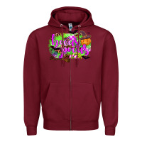 Burgundy hocus pocus Zipper Hoodie - AdoDesignShop