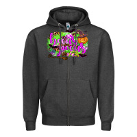 Charcoal Heather hocus pocus Zipper Hoodie - AdoDesignShop
