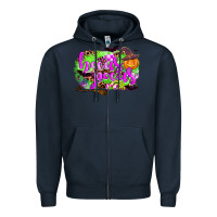 Navy hocus pocus Zipper Hoodie - AdoDesignShop