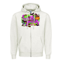 Oatmeal Heather hocus pocus Zipper Hoodie - AdoDesignShop