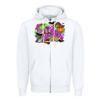White hocus pocus Zipper Hoodie - AdoDesignShop