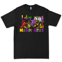 Black i dig mardi gras Premium Tee - CowGirlArtShop