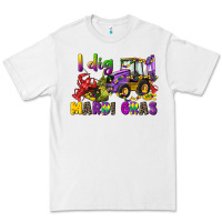 White i dig mardi gras Premium Tee - CowGirlArtShop