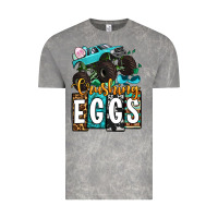 Cloud Rock Easter Day Monster truck crushing eggs Vintage Tee - OliviaCreatesArt