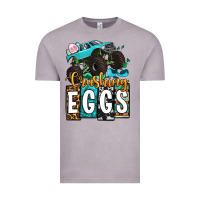Vintage Zinc Easter Day Monster truck crushing eggs Vintage Tee - OliviaCreatesArt