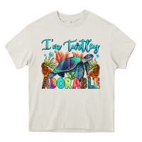 Cream i'm turtley adorable Heavy Core Tee - RanaPortraitStore